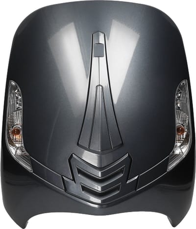 Voorkap met knipperlichten voor AGM VX50, BTC Riva new style Glans grijs