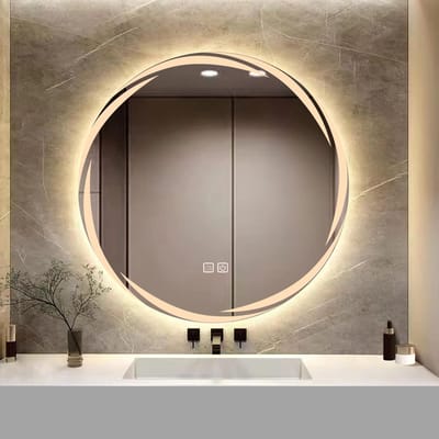 Ronde Badkamerspiegel met LED Verlichting - Dimbare, Anti-condens, 60 cm