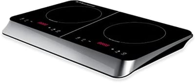 Inductiekookplaat met 2 Zones en Digitaal Display - Elektrisch Fornuis voor Efficiënt Koken