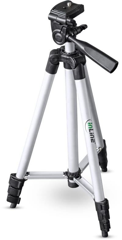 InLine lichtgewicht camera tripod | max. 1,30m | aluminium