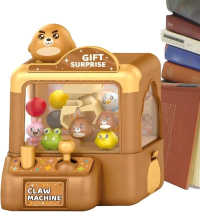 Kinder Grijpmachine - Prijsautomaat Speelgoed - Feestjes en Spelen - Compact en Boeiend - 13 x 10 cm - Stijl A