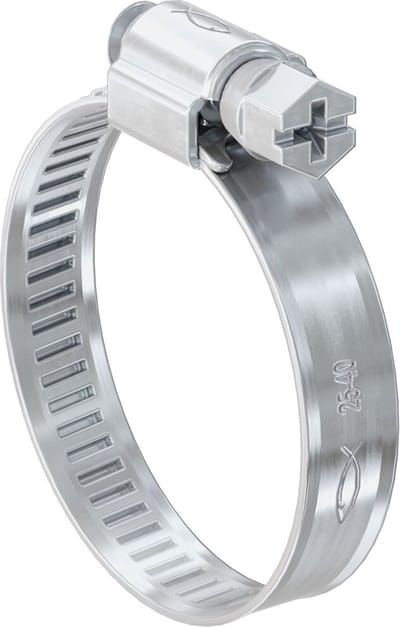 Fischer slangklem RVS - Ø 20 tot 32 mm - W1 - 4 stuks