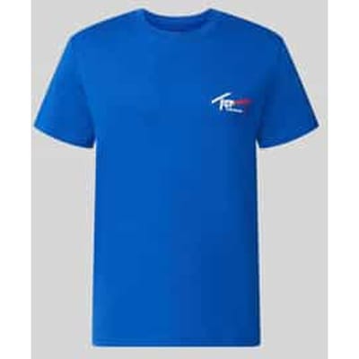 slim fit T-shirt van puur katoen