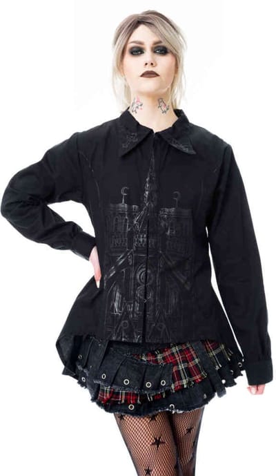 Vixxsin - Basilica Blouse - S - Zwart