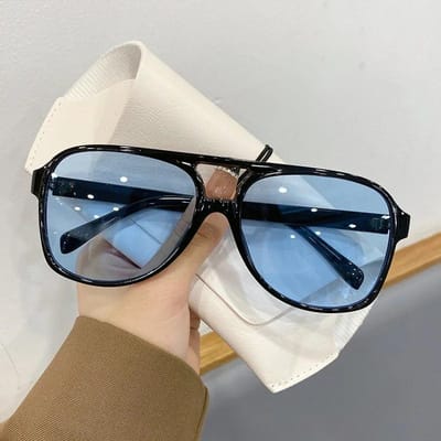 Groot Montuur Luxe Designer Zonnebril Dames Heren Mode Vintage Vierkant Oversized Zonnebril Punk Tinten UV400 Bescherming
