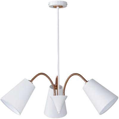 Hanglamp met flexibele stoffen lampenkappen HOPPER