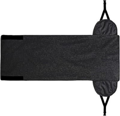 Vliegtuig Voetensteun - Reis Hangmat - Comfortabel Reizen - Snelle Installatie - 100 x 45 cm - Zwart