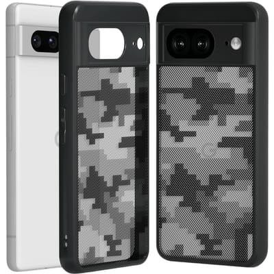 Mocaa Google Pixel 8a Shockproof Camo Hoesje Zwart