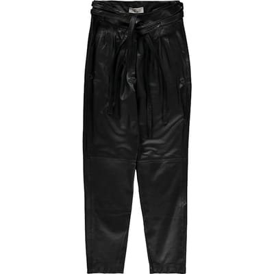 DNA Amsterdam Penny Black Maat: 34 | Leren broeken Outlet | Dames | Zwart