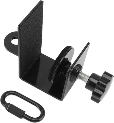 Deuranker Bevestiging - Oefenband Anker - Thuis Trainen - Geen Boor Nodig - Tot 5 cm Deur - Zilver