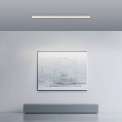 PURE LED plafondlamp Lines, wit, 110 cm, CCT, afstandsbediening