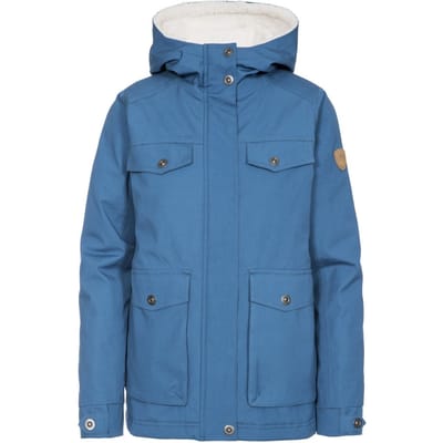 Trespass - Dames Devoted Waterdichte Jas (Blauw)