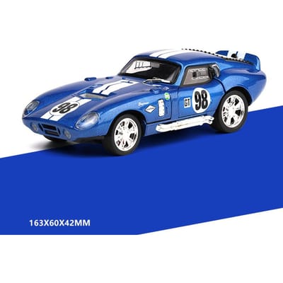 1:32 Shelby Cobra Daytona Coupe #98 Racing Livery Editie Legering Diecast Modelauto Simulatie Verzamelaar Auto Bureau Decoratie