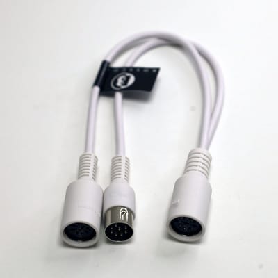 BOSSCOM DIN 8-pins / Powerlink PL8 splitter voor B&O | wit | 0,20 meter