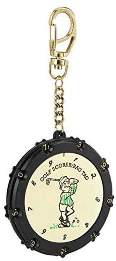 Golf Score Teller - 18 Gaten, Slag, Shot en Putt Score Tally Keeper met Sleutelhanger