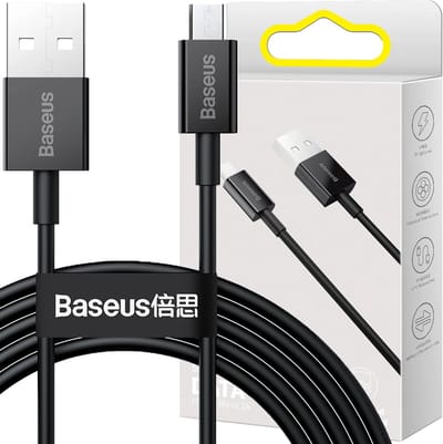 Baseus - Superior - USB-A/micro USB 2A kabel 2m - zwart