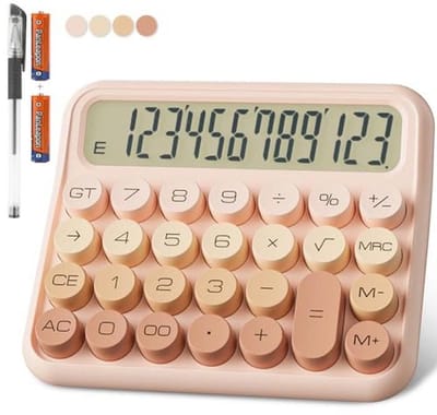 Grote 12-cijferige rekenmachine met 5 inch scherm voor schoolgebruik