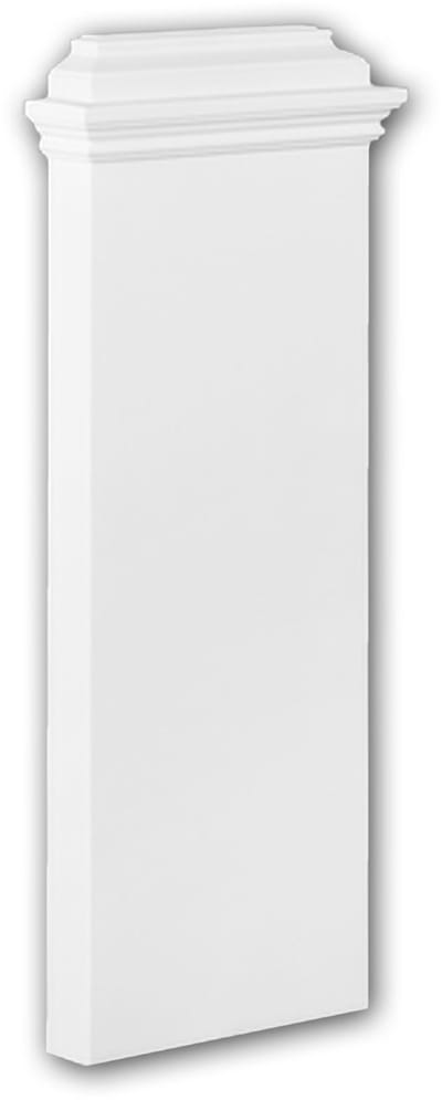 Pilaster voetstuk 123300 Profhome Sierelement tijdeloos klassieke stijl wit