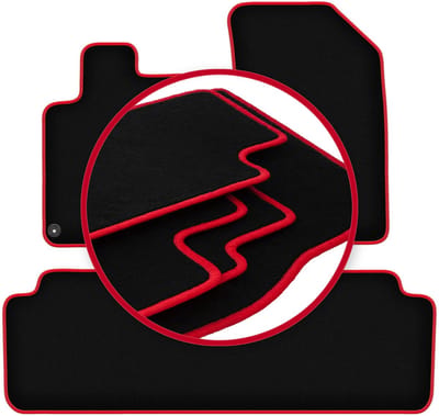 CARLUX-RED automatten voor: Citroen C5 I stationwagen, sedan (2001-2008)