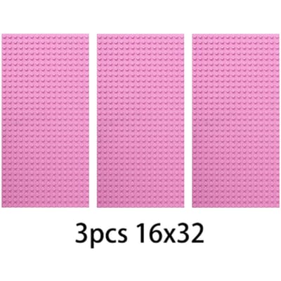 3 Stuks Basisplaten 32x32 32x16 Noppen Tijdloze Bouwstenen Basisplaat Klein Formaat Basisplaat Ideaal voor Stadsfiguren Kinderen 3pcs