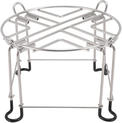 Dailygoods- Waterfilterstand Hoogteverhoging 6 Inch - Roestvrij Staal - Geschikt voor Berkey Big - Eenvoudig te Monteren - Draagbaar en Handig - 9 Inch Basis - Waterfilterstandaard