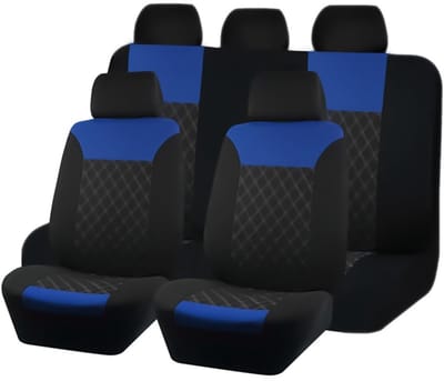 Dailygoods- Autostoelhoezen 9-delige set - Voorstoelhoezen - Achterbankhoezen - Autostoelbeschermers - Universeel - Duurzaam materiaal - Stoelhoes
