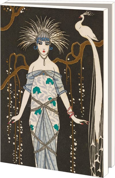 Bekking & Blitz - Wenskaartenmapje - Set wenskaarten - Kunstkaarten - Museumkaarten - Uniek design - 10 stuks - Inclusief enveloppen - Kostuums uit Parijs - Costumes Parisiens - Chester Beatty Library Dublin