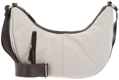 MANDARINA DUCK Schoudertas Hunter Hobo Bag Whitecap Gray Crème