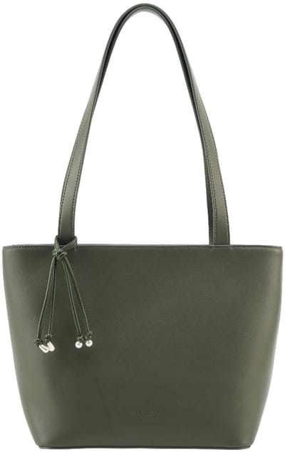 SEIDENFELT MANUFAKTUR shopper schoudertas Sandve East - West Shopper Khaki kaki