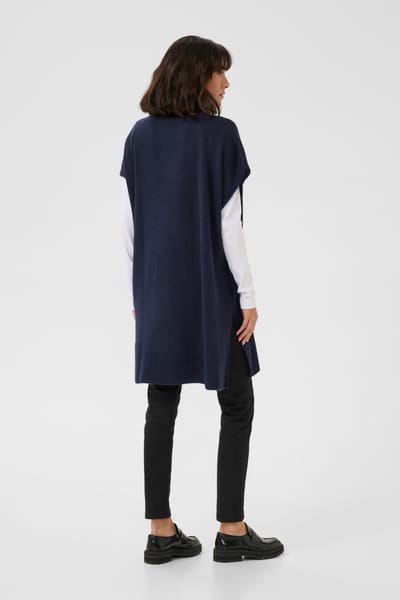 Vrouwen tricot poncho KAFFE Annetta