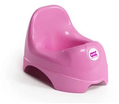 Ergonomische Toilet Potty voor Kinderen met Verhoogde Rugleuning - Roze