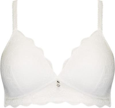 Naturana padded lace soft BH maat 65A wit