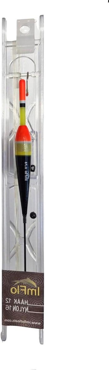 Kant-en-klaar Vistuigje - Witvistuigje Wedstrijdtuigje - Vissen op Witvis - Licht Dobbertje 075g - Haak 12 - Geel Zwart Rood