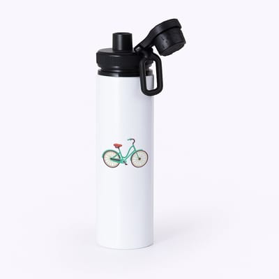 Hacebo® - Fiets waterfles met draaidop zwart - Fietsenmaker - Fietsers - Fietsdecoratie - water fles - 850ML