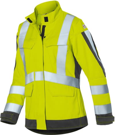 KUBLER PROTECTIQ HIGH VIS 14938345 Hi Vis Reflecterend Werkjas DAMES Veiligheidsjas Signaalgeel Antraciet - Multinorm