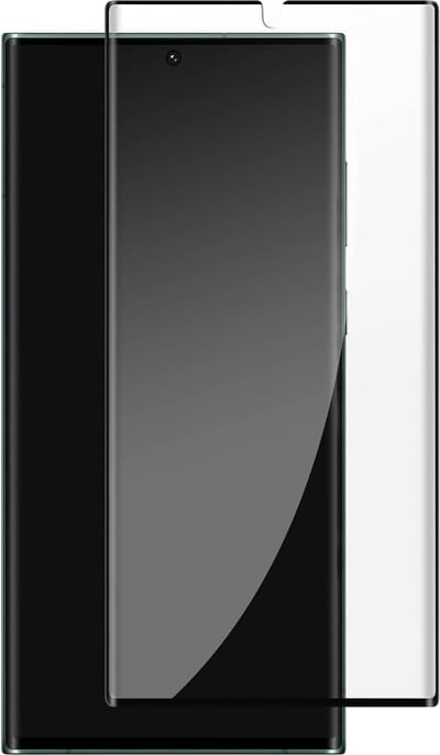 Bestsuit, Screenprotector Geschikt voor Galaxy S22 Ultra - Antimicrobieel, Zwart