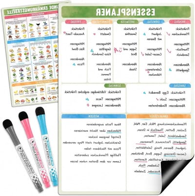 BIROYAL Planner - Agenda Kalender - Afspraken Plannen - Kleurrijk Design - 326 x 229 x 25 cm - Meerkleurig