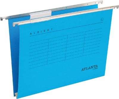 Verticale Hangmap A4 Atlanta U-bodem Blauw
