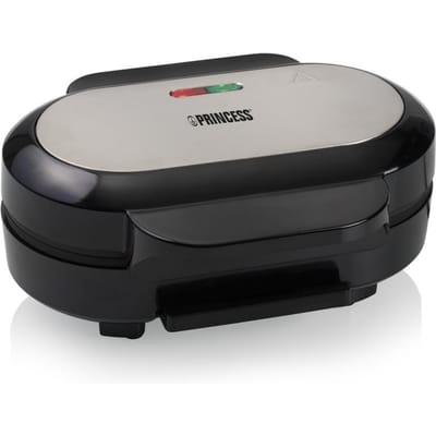 Princess 110902 Hamburgergrill 1000W Antiaanbaklaag 23,5 x 12,7 cm Zwart