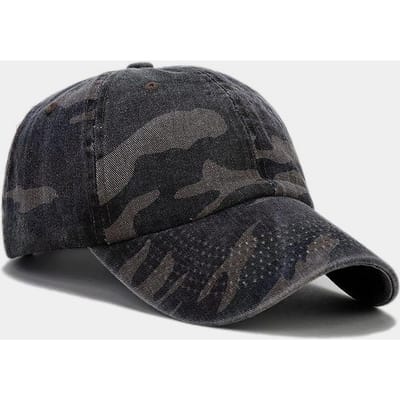 Outdoor Zachte Katoenen Golf Baseballpet Persoonlijkheid Camouflage Sportpet Mannen Reizen Zon Hoeden Vrouwen Kampeerpetten Gorras (as the picture,adult size) gray