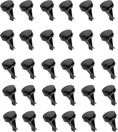 Luchtverfrisser Clips voor Auto - 30 Stuks Vierkante Hoofdclips voor Ventilatie en Interieurdecoratie