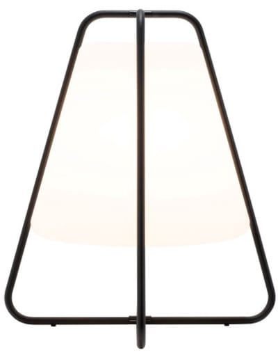 Tipi Zafferano oplaadbare LED-lamp - Touch, binnen en buiten IP65, modern design, draadloos, zwart
