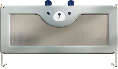 Baby Bedhek - Bedhekje - Bedrail - Uitvalbescherming - Voor bed - Veiligheidsleuningen & Bedbewaker - Beer - 90cm