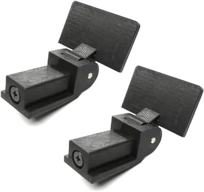 Draaitafel Scharnier Cover - Platenspeler Onderdeel - Bescherming Draaitafel - Brede Compatibiliteit - 2 stuks - Zwart