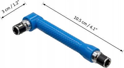 Dopsleutel - 1/4 inch - L-vormig - 10.5 cm