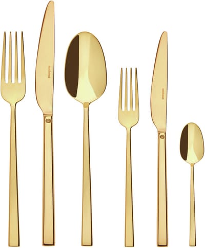 Sambonet Bestekset Rock - Goud - 36 delig / 6 personen