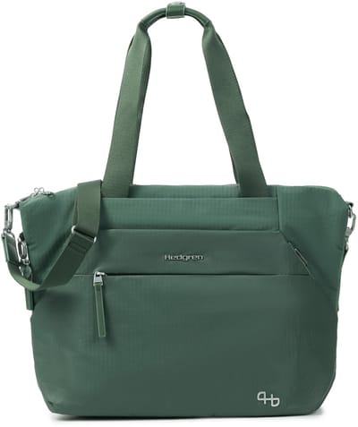 Hedgren KICHO – Laptoptas 14 inch – Expandable – Smart Sleeve – Waterafstotend gerecycled materiaal – RFID – Duck Green