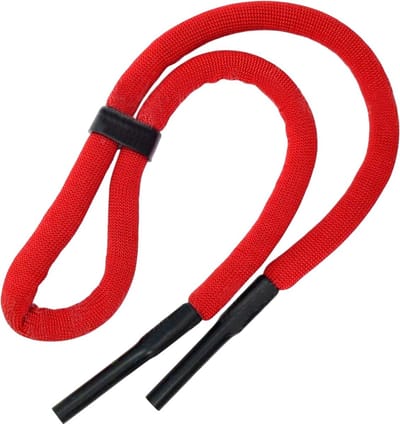 Fako Bijoux® - Drijvend Brillenkoord - Watersport - Suppen - Surfen - Zwemmen - 66cm - 10mm - Rood