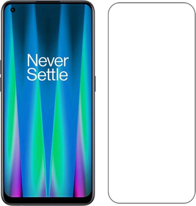 Full Cover Full Glue Glass Screen Protector for OnePlus Nord CE 2 5G _ Black