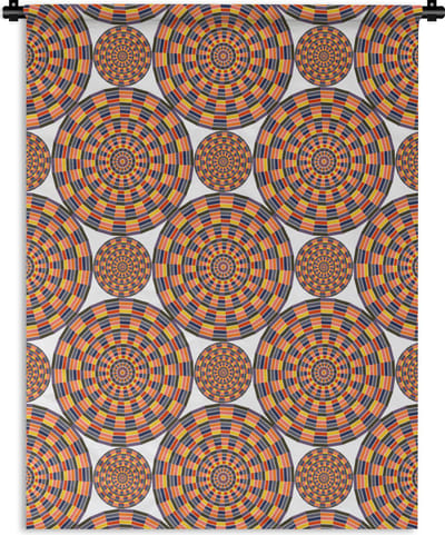 Wandkleed - Wanddoek - Mandala - Mexico - Patroon - 150x200 cm - Wandtapijt